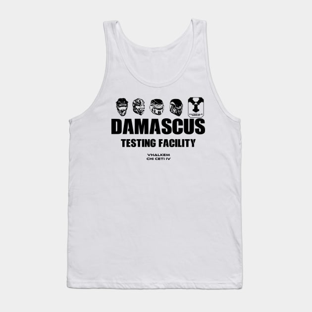 HALO-Damascus Testing Facility Tank Top by Ironmatter